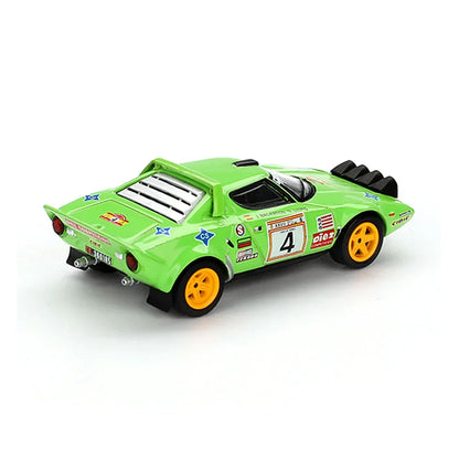Mini GT 1:64 Lancia Stratos HF #4 1979 Spanish Rally Champion LHD Die-Cast Scale Model Car