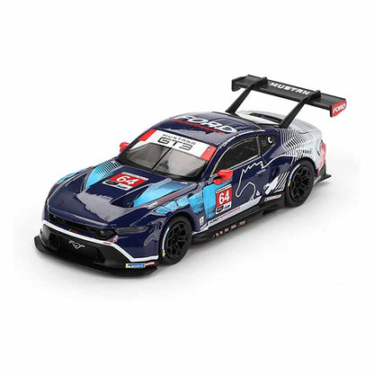 MINI GT MGT00898-L Ford Mustang GT3 #64 2024 IMSA Daytona 24 Hrs 1:64 Scale Diecast Model Car