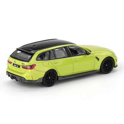 Mini GT 1:64 BMW M3 M Performance Touring Sao Paulo Yellow Die-Cast Model Car | Premium BMW Wagon Collectible