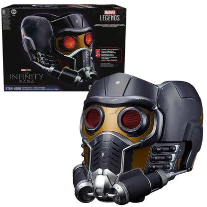 Hasbro Marvel Legends Star-Lord Electronic Helmet 1:1 Scale | Guardians of the Galaxy | Light & Sound