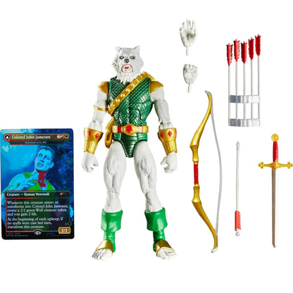 Hasbro Marvel Legends x Magic: The Gathering – Man-Wolf Action Figure | Spider-Man Collectible with Exclusive Foil Trading Card