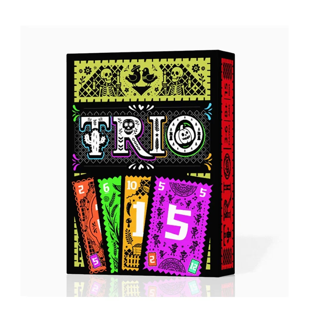 Trio Card Game | Fast-Paced Strategy & Memory Game | Family & Party Game | 3–6 Players