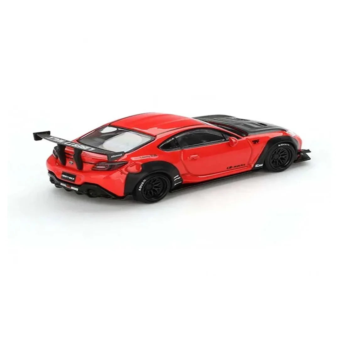 Mini GT 1/64 Toyota GR86 LB Nation Red RHD Diecast Scale Model Car - Jaiman Toys