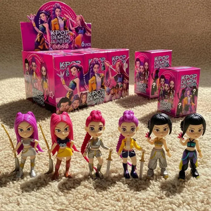 K-Pop Demon Hunters Collectible Figure – Anyone Blind Box (Mystery) | Anime-Style Action Figure | Mystery Toy for Kids & Collectors-1 Piece Random