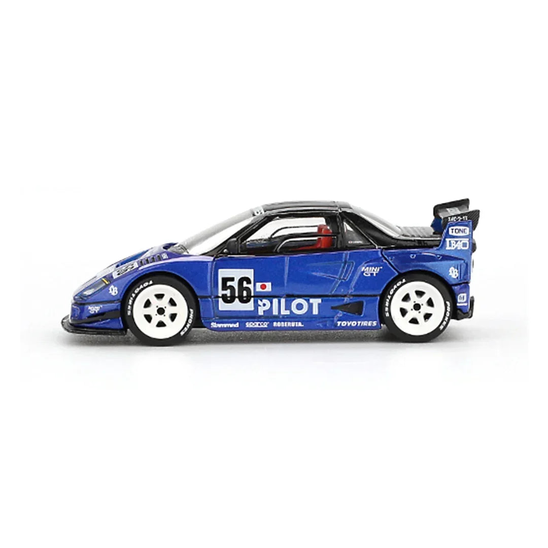 Mini GT 1:64 Aston Martin AMR24 #18 Lance Stroll F1 2024 + Mazda AZ-1 Liberty Walk LB40 Diecast Combo