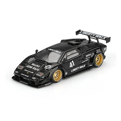 Mini GT 1:64- McLaren 720S LB-Works “The Boring Concept” + Lamborghini Countach LB-WORKS Black | Die-Cast Collectible Set