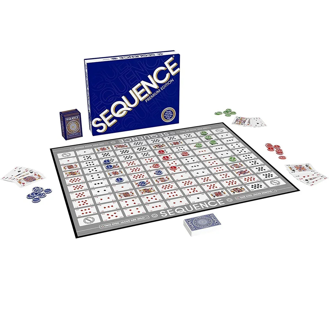 Sequence Premium Edition Board Game – Deluxe Classic Strategy Game with Premium Components - Jaiman Toys