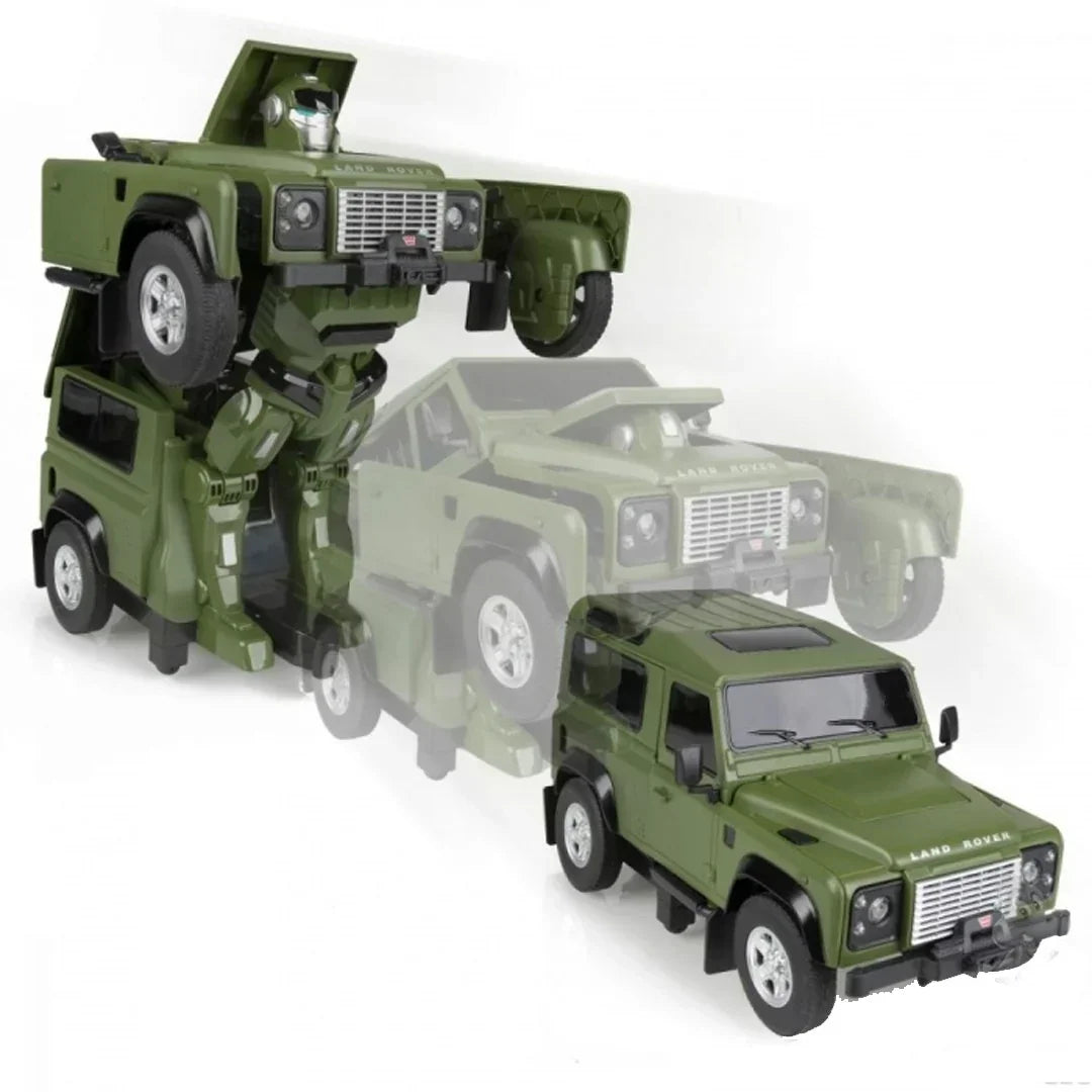 Rastar Transformable Land Rover Defender RC Car | 2-in-1 Robot Transforming Remote Control SUV