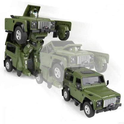Rastar Transformable Land Rover Defender RC Car | 2-in-1 Robot Transforming Remote Control SUV