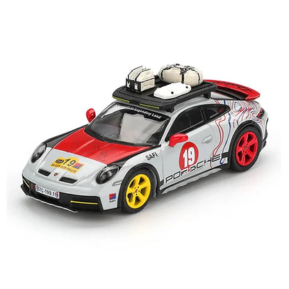 Mini GT 1:64 Duo Set Lamborghini Huracán GT3 EVO2 IMSA Daytona 2024 + Porsche 911 Dakar Uncle Rally | Premium Diecast Collector Models