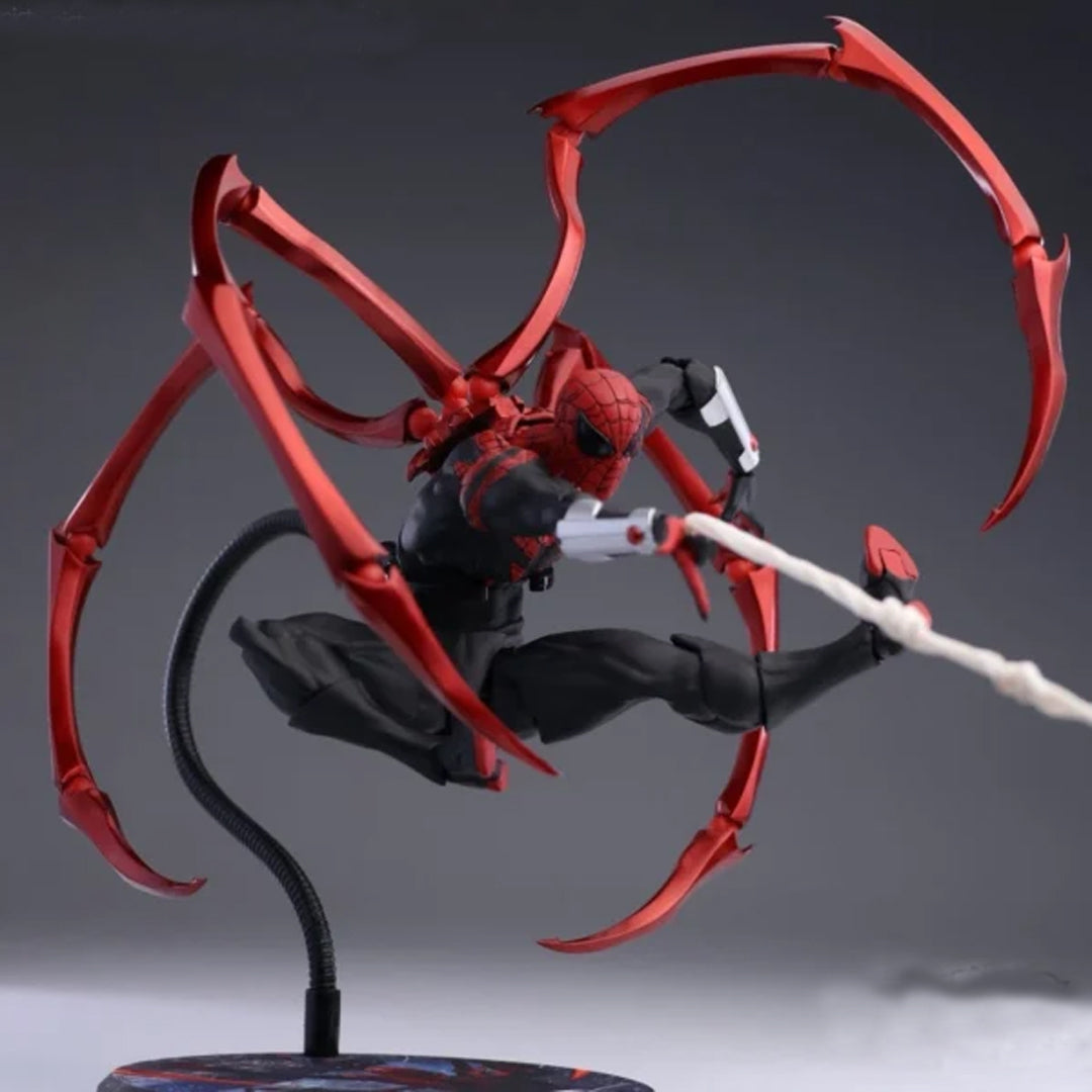 Ultimate Neighbor Spider-Man Figure 1/12  | Premium Articulated Action Figure with Accessories | Collectible Marvel Superhero Toy