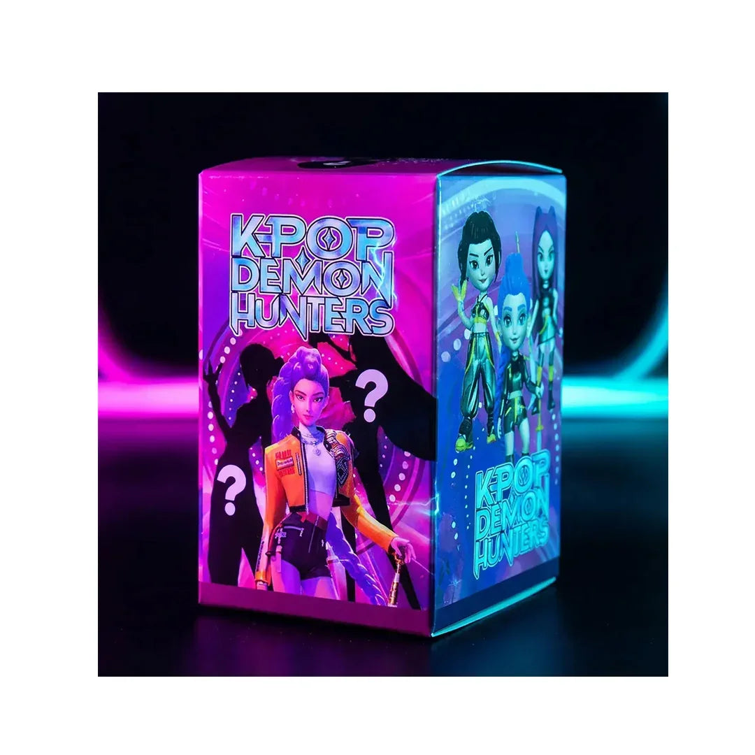 K-Pop Demon Hunters Collectible Figure – Anyone Blind Box (Mystery) | Anime-Style Action Figure | Mystery Toy for Kids & Collectors-1 Piece Random