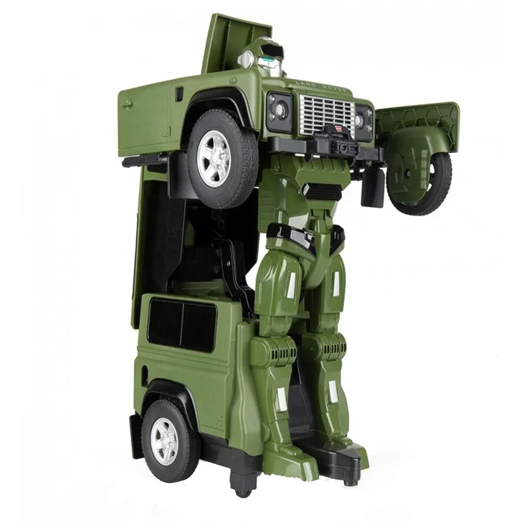 Rastar Transformable Land Rover Defender RC Car | 2-in-1 Robot Transforming Remote Control SUV