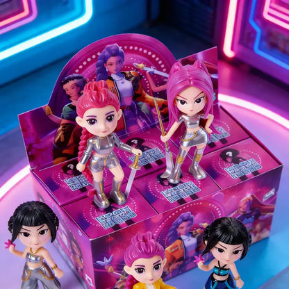 K-Pop Demon Hunters Collectible Figure – Anyone Blind Box (Mystery) | Anime-Style Action Figure | Mystery Toy for Kids & Collectors-1 Piece Random