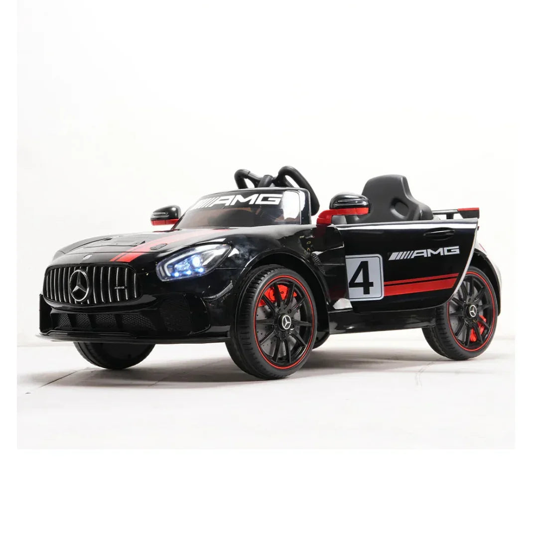 EMotorad Formula Fun Mercedes-AMG GT4 Ride-On Toy Car for Kids | Battery Operated Luxury Car