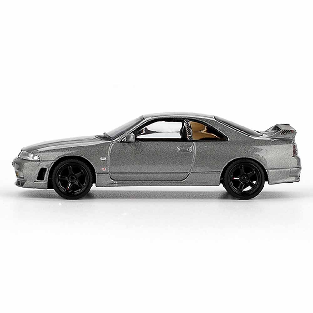 MINI GT 1:64 (Blister Pack) Nissan Skyline GT-R NISMO BCNR33 CRS Version Dark Metal Gray