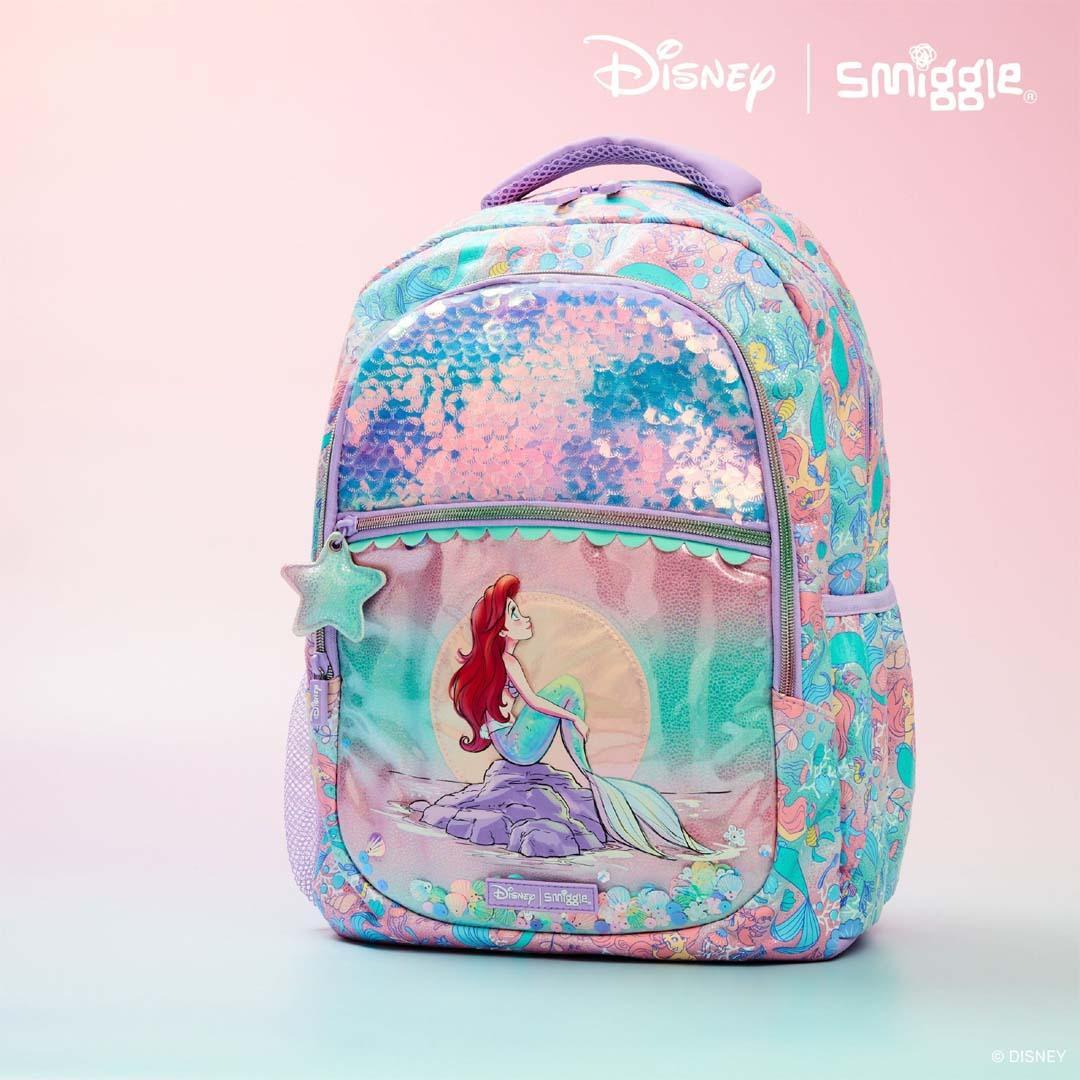 Smiggle School Bags Disney Princess Classic Backpack – Stylish & Spacious School Bag - Jaiman Toys