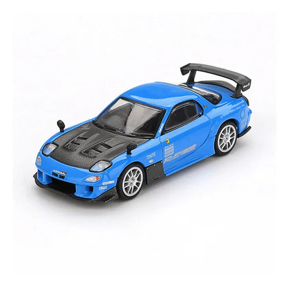 Mini GT 1:64 Duo Set Mazda RX-7 LB Super Silhouette Black + RX-7 Re-Amemiya 20B 3-Rotor Blue – Liberty Walk Widebody Premium Diecast Cars