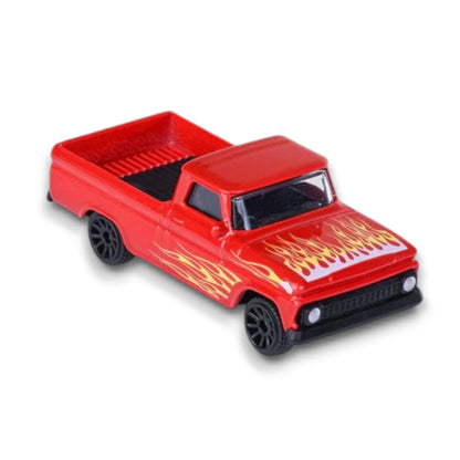 Majorette 1:64 Chevrolet C10 Flame Pickup Truck – Die-Cast Metal Collector Edition