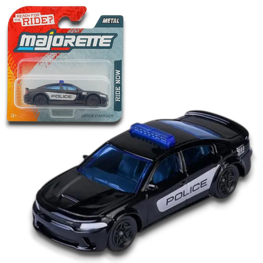 Majorette 1:64 Dodge Charger Police Car – Die-Cast Metal Collector Edition