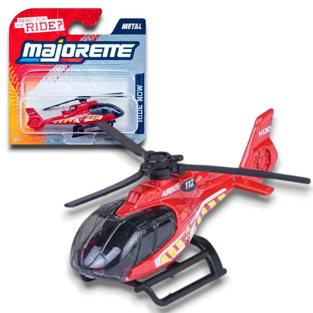 Majorette 1:64 Airbus H130 Rescue Helicopter – Die-Cast Metal Collector Edition