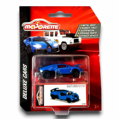 Majorette 1:64 Bugatti Chiron Pur Sport – Deluxe Cars Die-Cast Collector Model