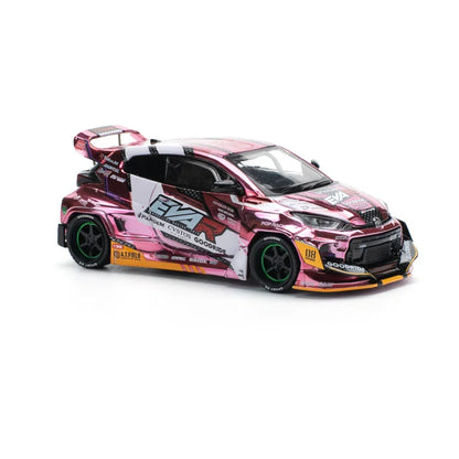 POP RACE  1:64 EVA RT Type-08 Goodride GR Yaris | Custom Racing Edition Diecast Model Car