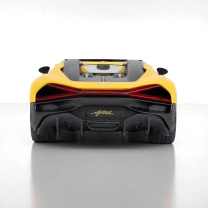 Joy Junction 1:24 Bugatti Mistral Yellow Scale – Premium Diecast Model Car - Jaiman Toys