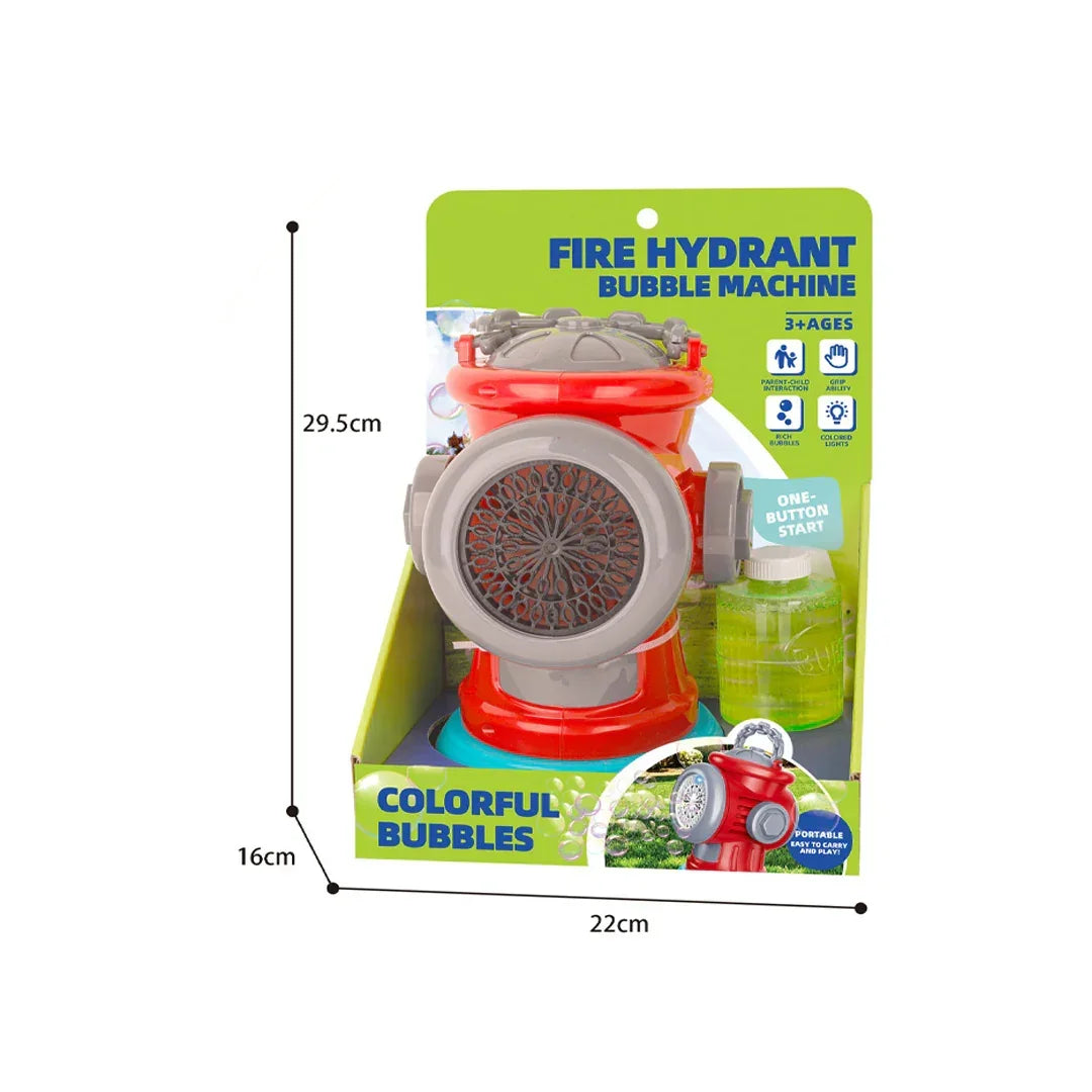 Fire Hydrant 42 Holes Automatic Bubble Machine – High Output Bubble Blower for Kids & Parties
