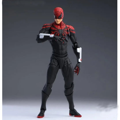 Ultimate Neighbor Spider-Man Figure 1/12  | Premium Articulated Action Figure with Accessories | Collectible Marvel Superhero Toy