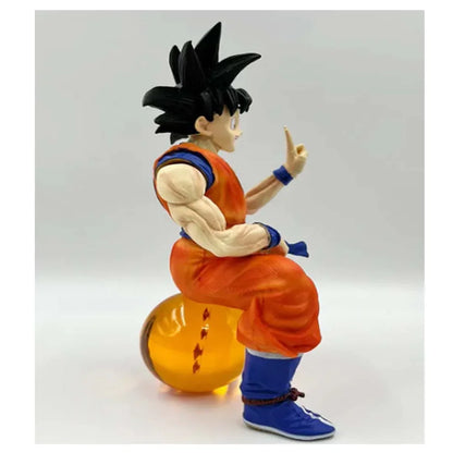 Ultimate Action Figure - Son Goku Sitting Pose 20cm Dragon Ball Action Figure | Premium Anime Collectible Model Toy HW - Jaiman Toys