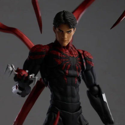 Ultimate Neighbor Spider-Man Figure 1/12  | Premium Articulated Action Figure with Accessories | Collectible Marvel Superhero Toy