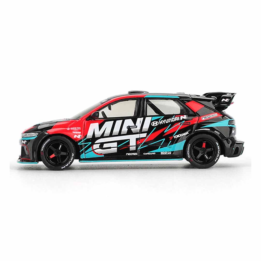 Mini GT 1/64 Hyundai Ioniq 5 N RS-01T 2025 Tokyo Auto Salon LHD Diecast Scale Model Car