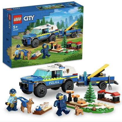 LEGO City Mobile Police Dog Training Set 60369  Building Toy with Police Vehicle, Dog & Accessories, Multicolor