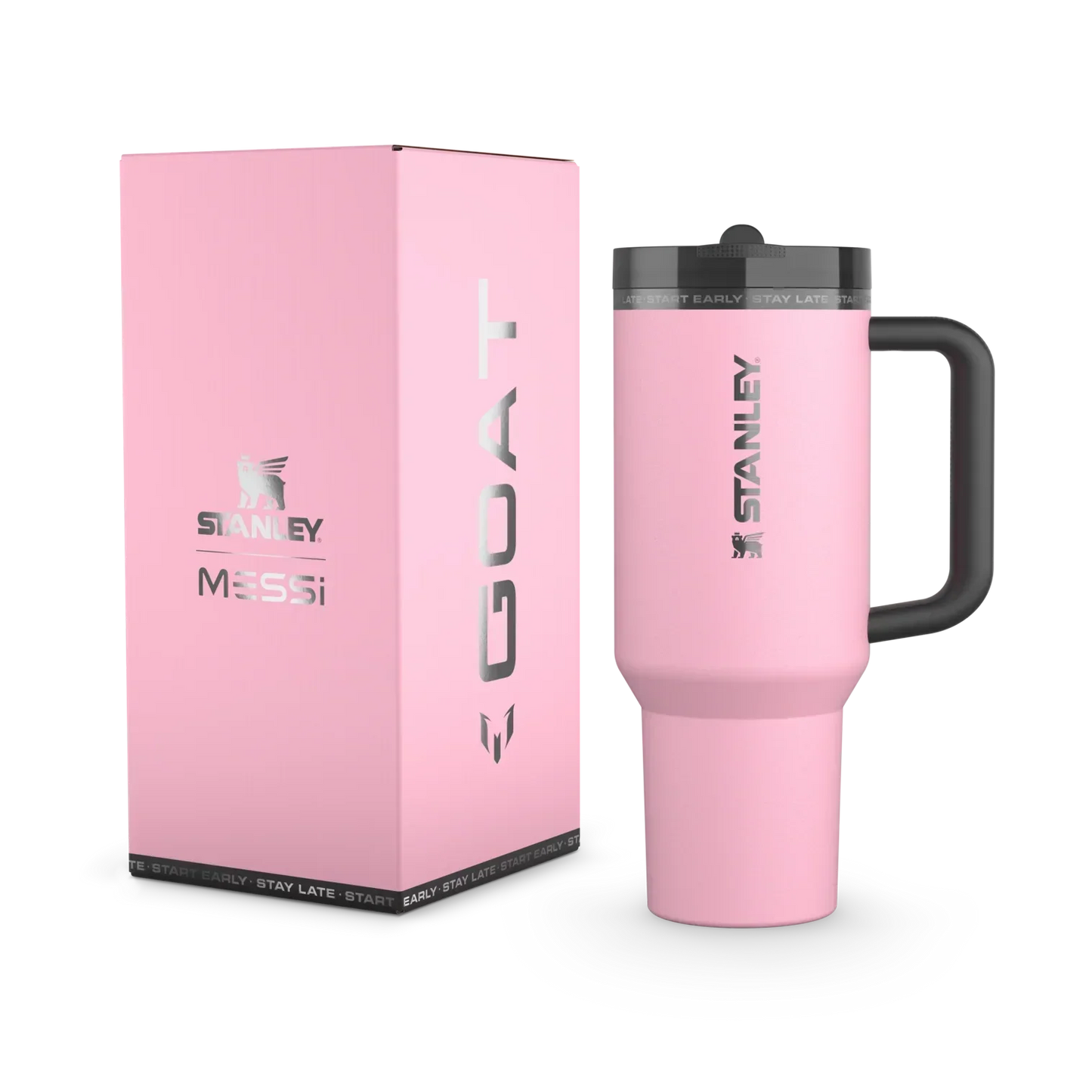 The Messi x Stanley Quencher ProTour Flip Straw Tumbler | 1.18L with Straw for Water (40 oz) - Jaiman Toys