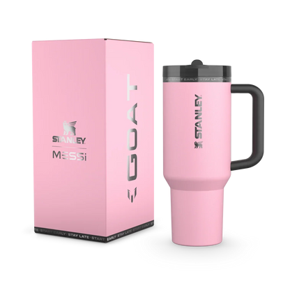 The Messi x Stanley Quencher ProTour Flip Straw Tumbler | 1.18L with Straw for Water (40 oz) - Jaiman Toys