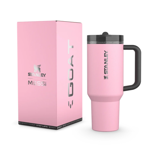 The Messi x Stanley Quencher ProTour Flip Straw Tumbler | 1.18L with Straw for Water (40 oz) - Jaiman Toys