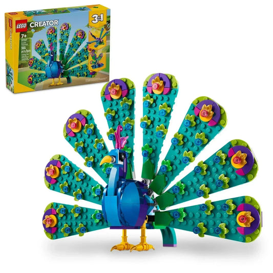(Without Outer Box) LEGO 31157 Creator ,3 in 1 Exotic Peacock - Jaiman Toys