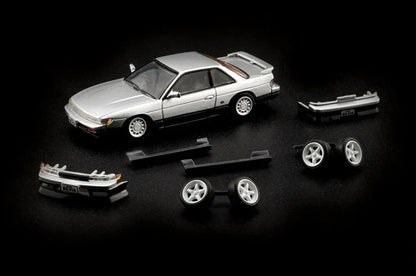 BMC 1/64 Nissan Silvia S13 - Silver/Grey (RHD)-Diecast Car - Jaiman Toys