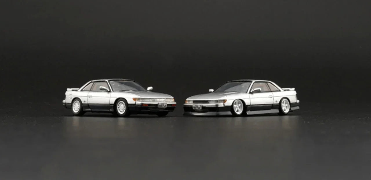 BMC 1/64 Nissan Silvia S13 - Silver/Grey (RHD)-Diecast Car - Jaiman Toys