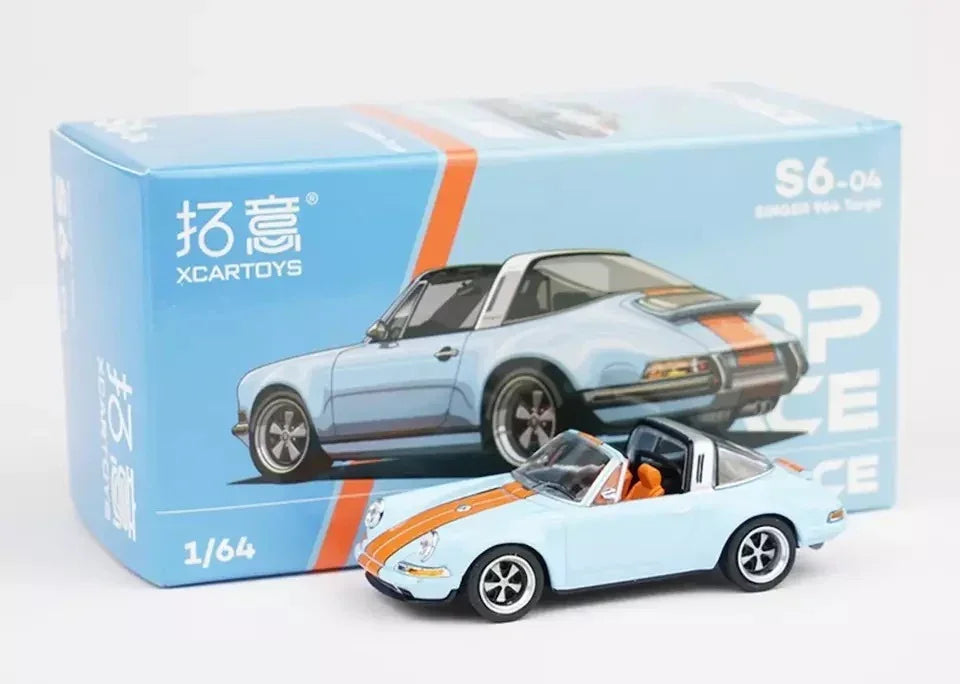 POPRACE 1/64 SINGER TARGA GULF - Jaiman Toys