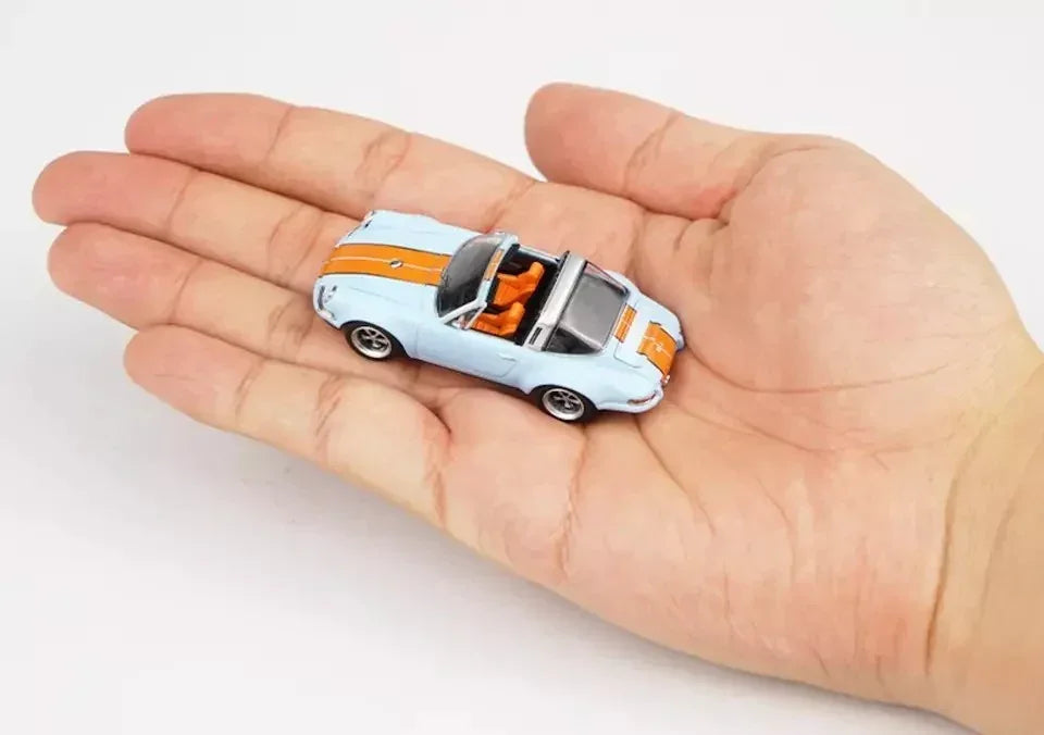 POPRACE 1/64 SINGER TARGA GULF - Jaiman Toys