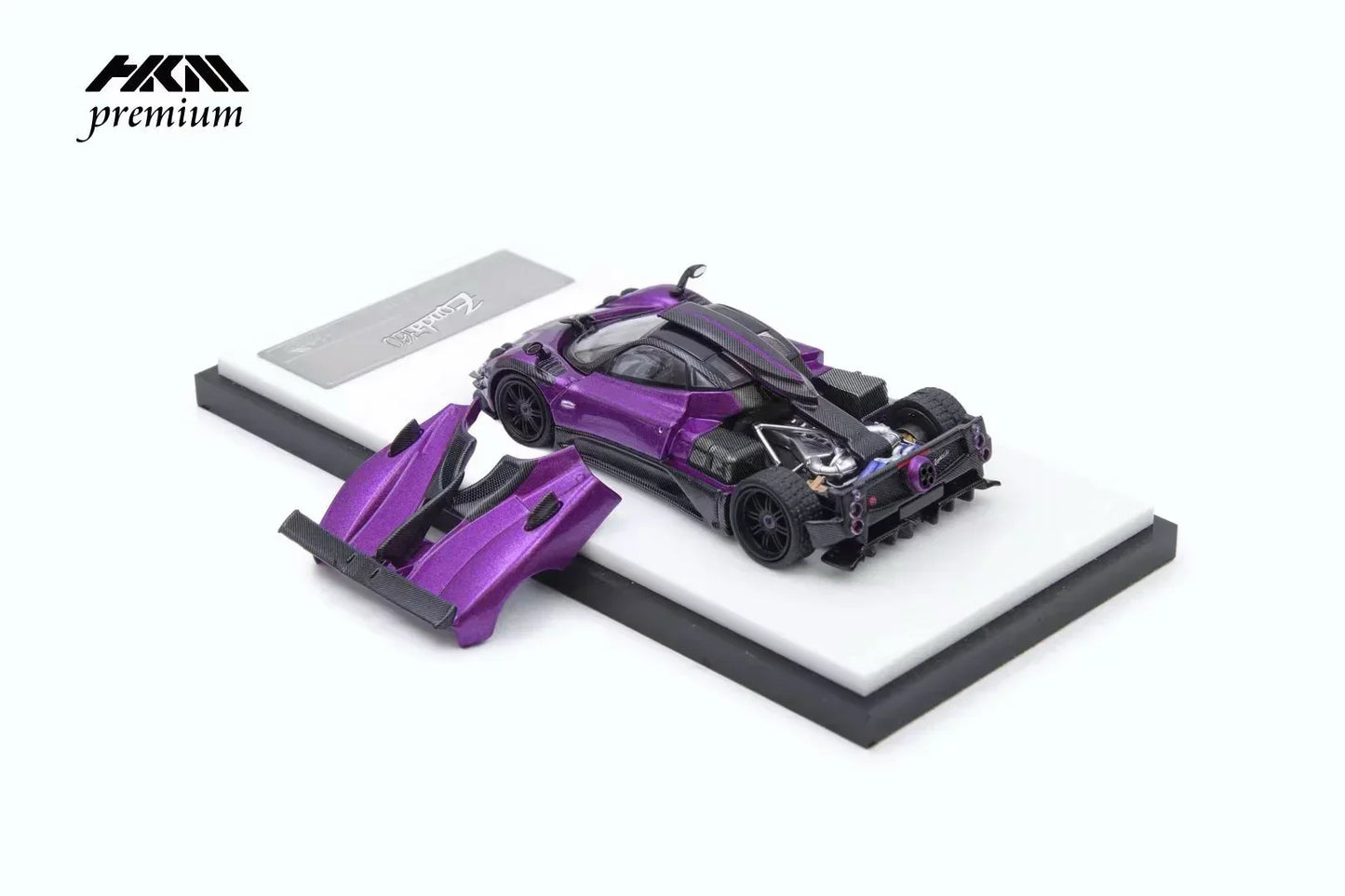 HKM Premium 1:64 Pagani Zonda 760 Roadster  Diecast Model Car – Purple | Hypercar Collectible