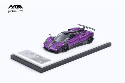 HKM Premium 1:64 Pagani Zonda 760 Roadster  Diecast Model Car – Purple | Hypercar Collectible