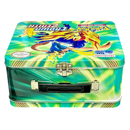 Pokemon Playing Cards Sword & Shield Crown Zenith Tin Box With Cards (Green) - Jaiman Toys