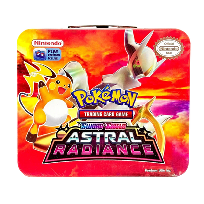 Pokemon Playing Cards Sword & Shield Crown Zenith Tin Box With Cards (Red) - Jaiman Toys