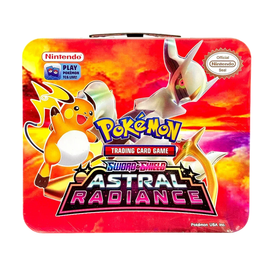 Pokemon Playing Cards Sword & Shield Crown Zenith Tin Box With Cards (Red) - Jaiman Toys