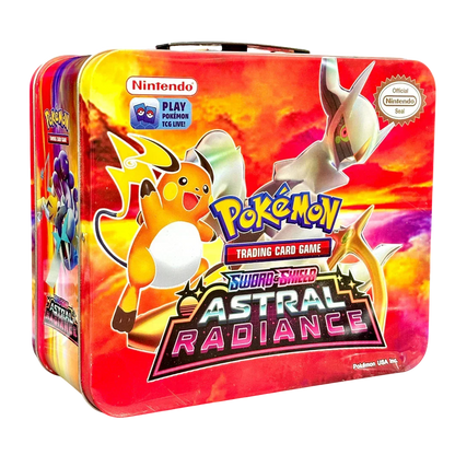 Pokemon Playing Cards Sword & Shield Crown Zenith Tin Box With Cards (Red) - Jaiman Toys
