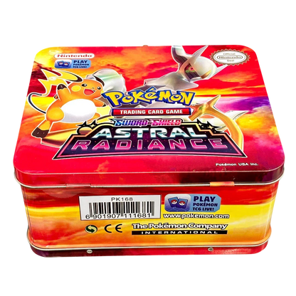 Pokemon Playing Cards Sword & Shield Crown Zenith Tin Box With Cards (Red) - Jaiman Toys
