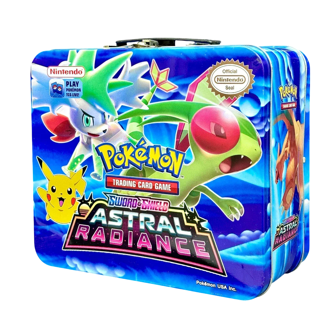 Pokemon Playing Cards Sword & Shield Crown Zenith Tin Box With Cards (Blue) - Jaiman Toys